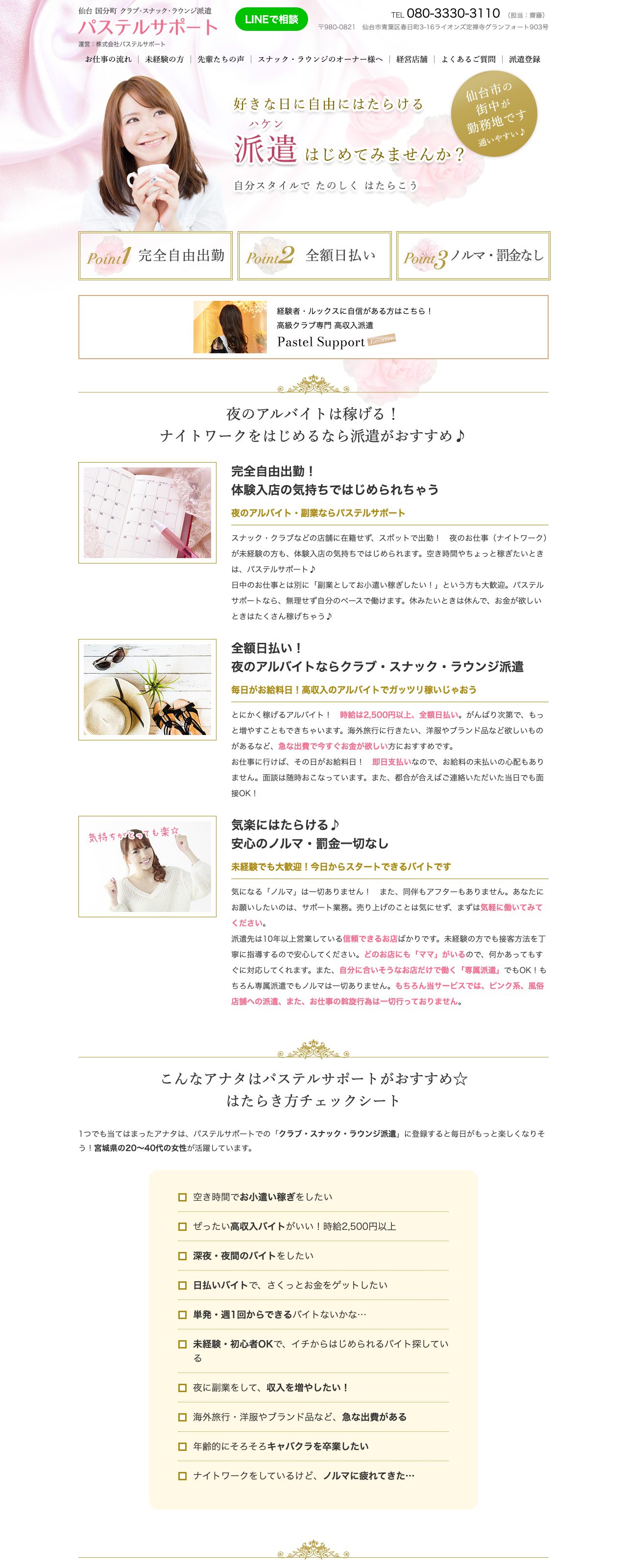 パステルサポート